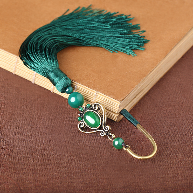 福連文苑古典創(chuàng)意金屬精致流蘇書簽