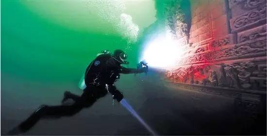 千島湖底水下古城，一筆一畫(huà)勾繪故鄉(xiāng)的情懷