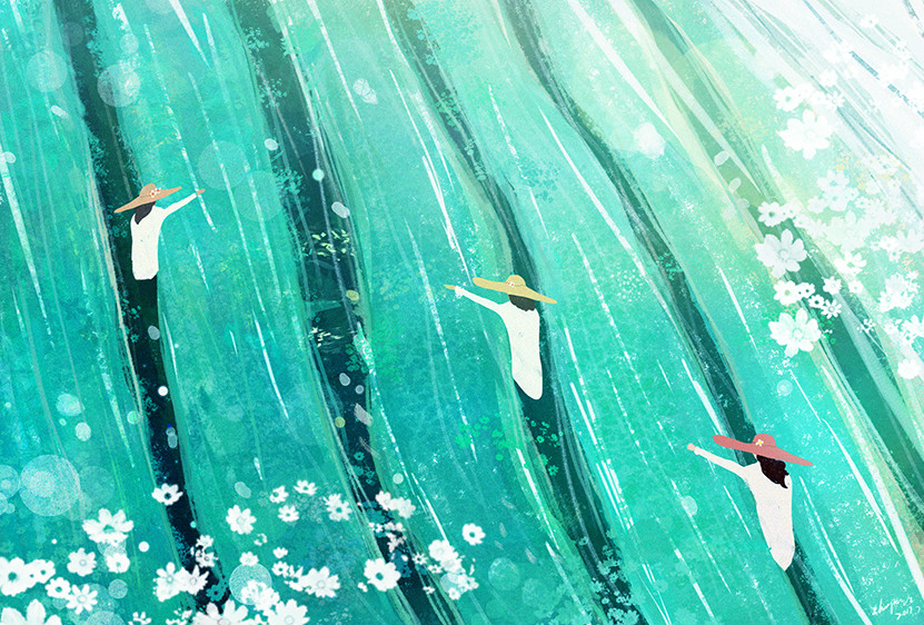 一組風景插畫欣賞