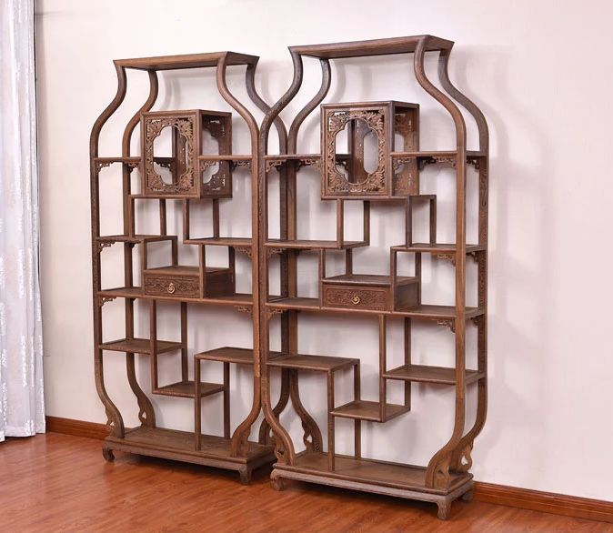 紅木家具博古架，中式實(shí)木古董架