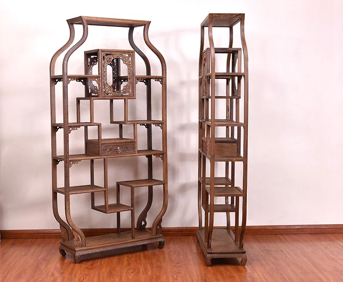 紅木家具博古架，中式實(shí)木古董架