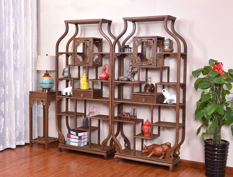 紅木家具博古架，中式實(shí)木古董架