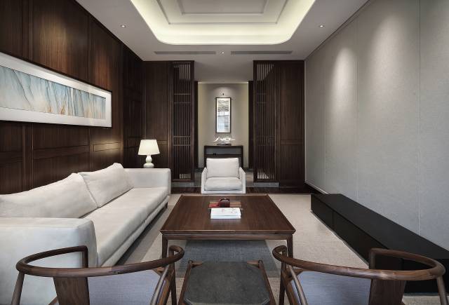 售樓部新中式風格，猶如一股清風