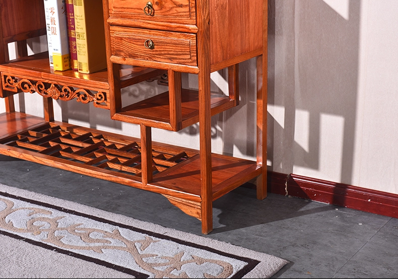 明清古典實木博古架，中式博古架隔斷