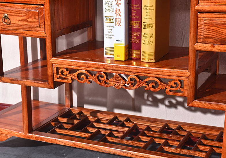 明清古典實木博古架，中式博古架隔斷