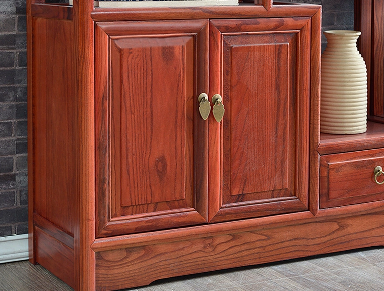 明清古典家具，實木南榆木中式博古架