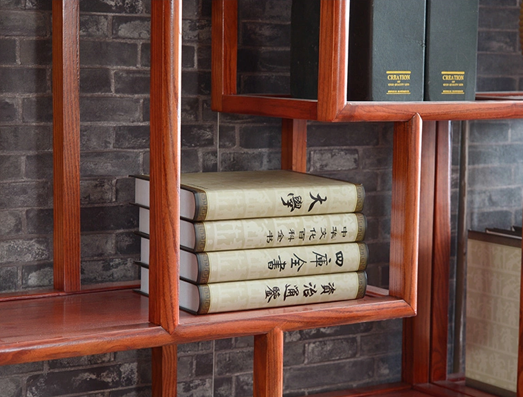 明清古典家具，實木南榆木中式博古架