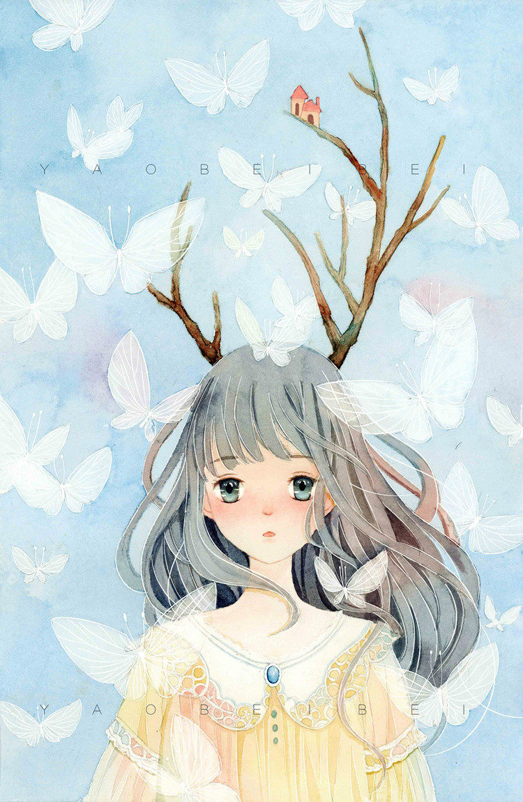 滿滿都是少女心·插畫(huà)欣賞