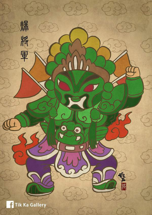 用國(guó)劇風(fēng)重新詮釋復(fù)仇者聯(lián)盟插畫(huà)欣賞