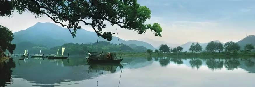 如隱·小佐居，半入溪水半入云