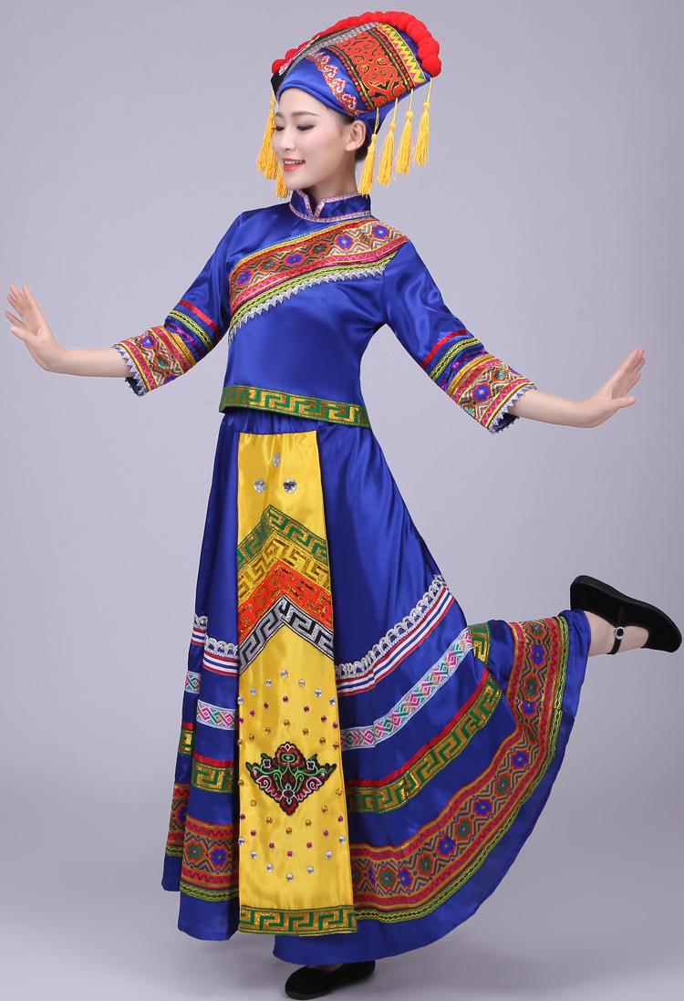 廣西壯族舞蹈民族服裝，苗族少數(shù)民族服裝圖片