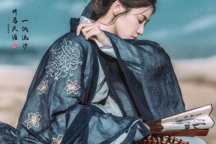 一紙流沙·倚馬天涯，古裝人像攝影