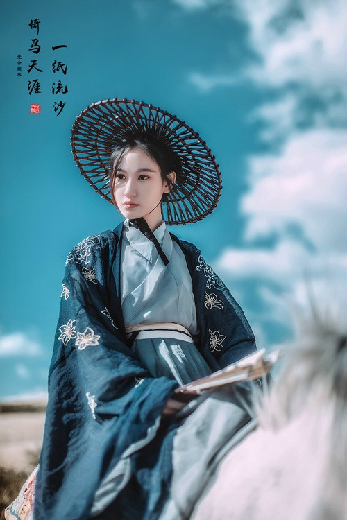 一紙流沙·倚馬天涯，古裝人像攝影
