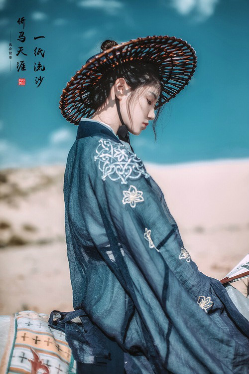 一紙流沙·倚馬天涯，古裝人像攝影