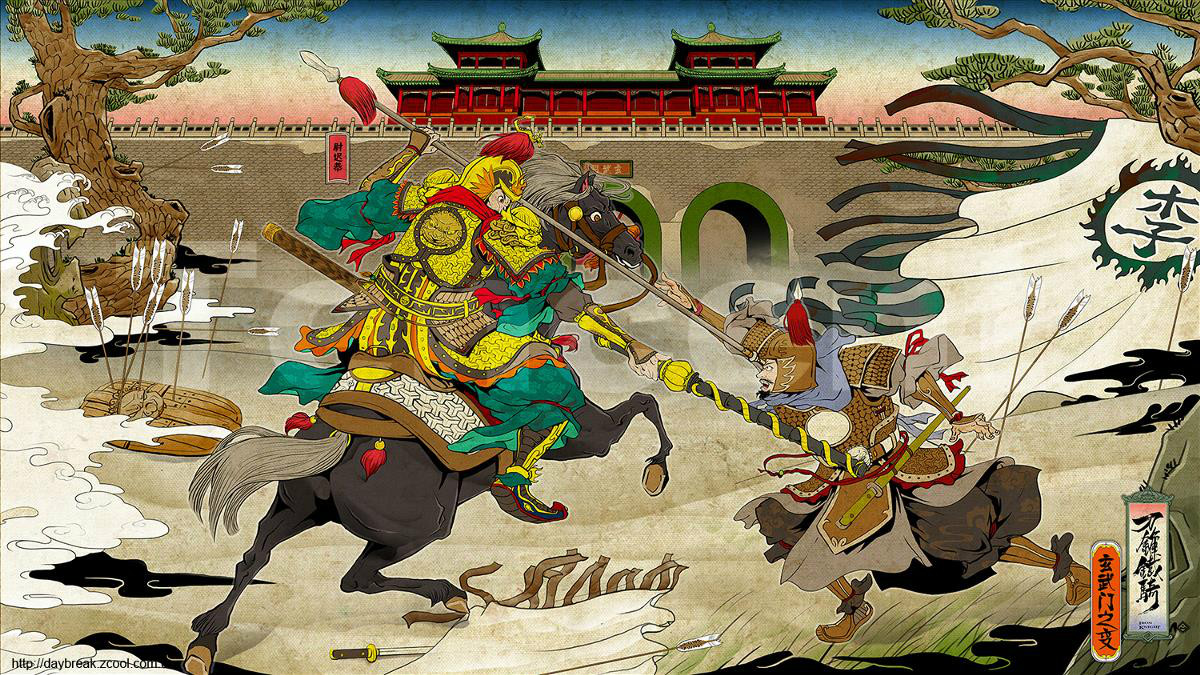 《刀鋒鐵騎》長卷，精美插畫