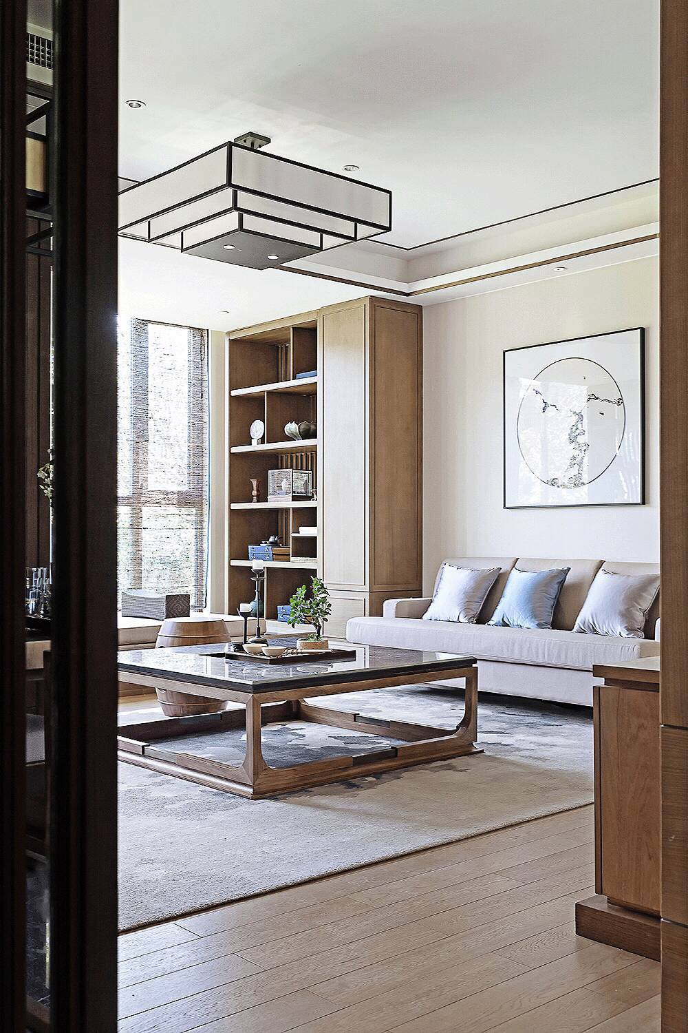 裝修設(shè)計：新中式客廳最有范的待客之道！