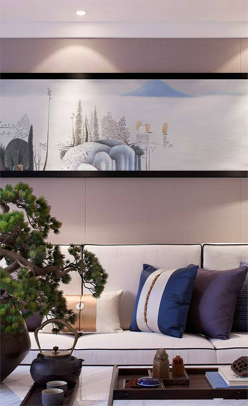 裝修設(shè)計(jì)：新中式客廳最有范的待客之道！