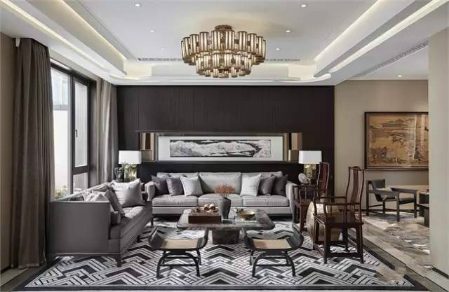 裝修設(shè)計(jì)：新中式客廳最有范的待客之道！