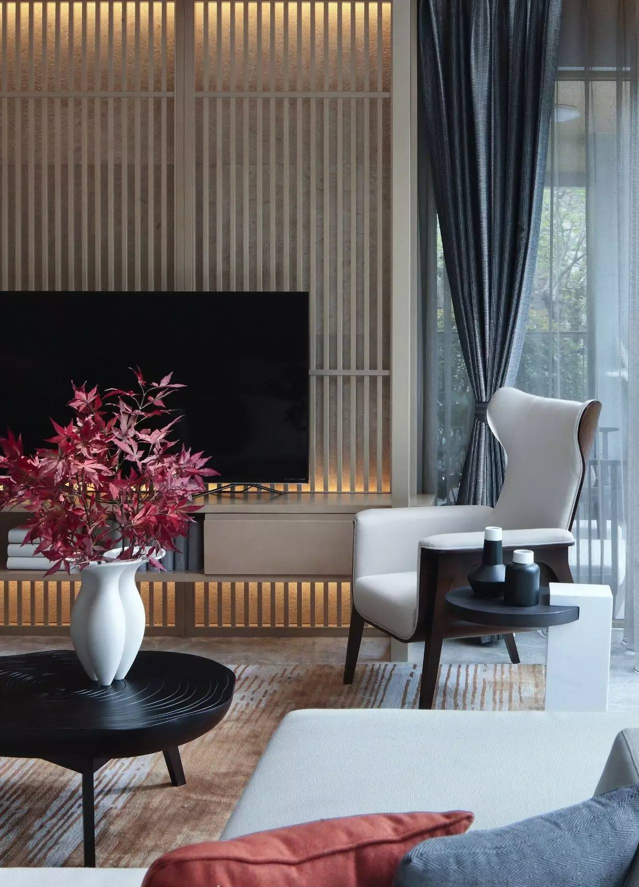 裝修設(shè)計(jì)：新中式客廳最有范的待客之道！