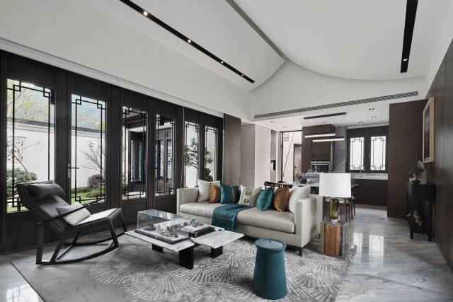 裝修設(shè)計(jì)：新中式客廳最有范的待客之道！