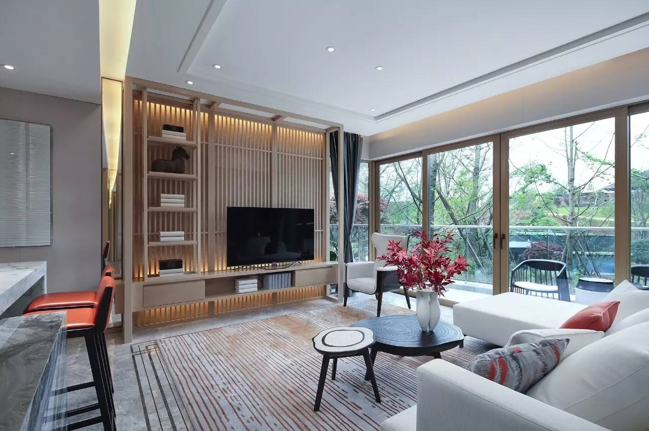 裝修設(shè)計(jì)：新中式客廳最有范的待客之道！