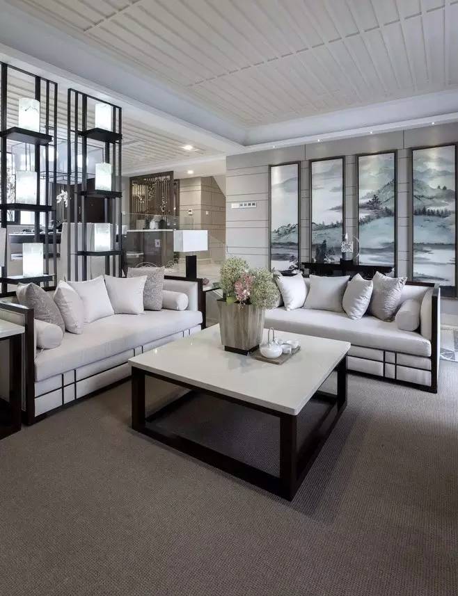 裝修設(shè)計(jì)：新中式客廳最有范的待客之道！