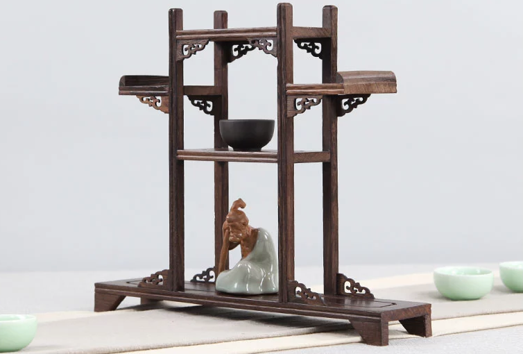 20款東方古韻的雞翅木實(shí)木中式博古架造型