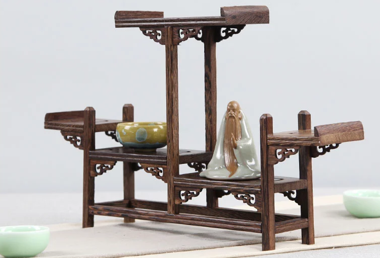 20款東方古韻的雞翅木實(shí)木中式博古架造型