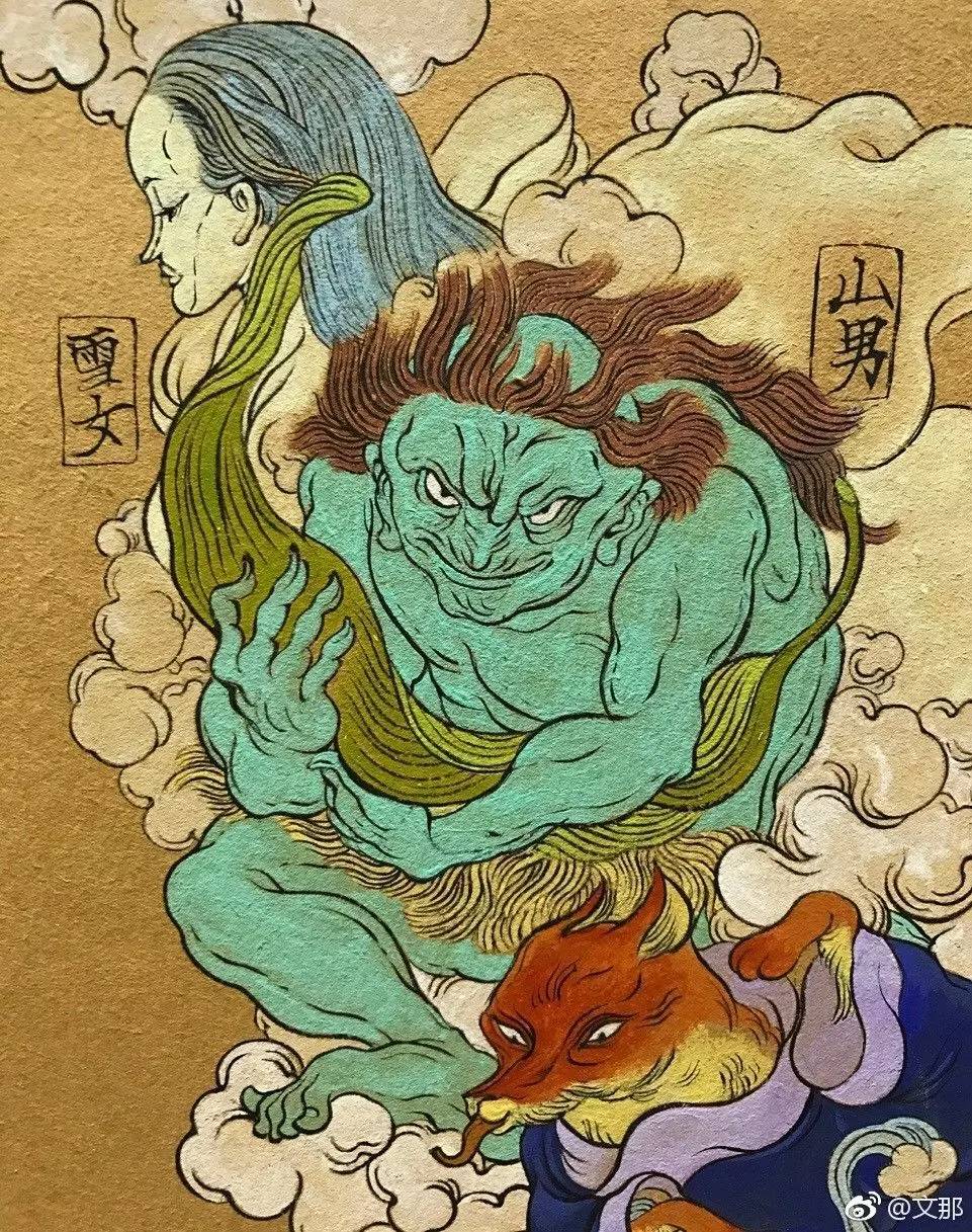 中國古代神話色彩的壁畫作品