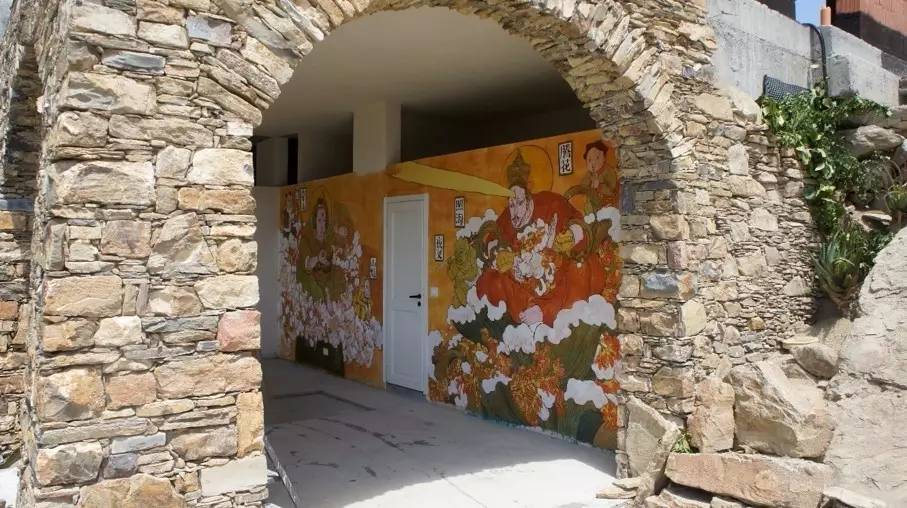 中國(guó)古代神話色彩的壁畫作品