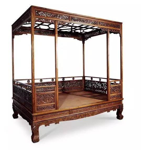 四款造型古老的中式床，不一樣福連文苑情!