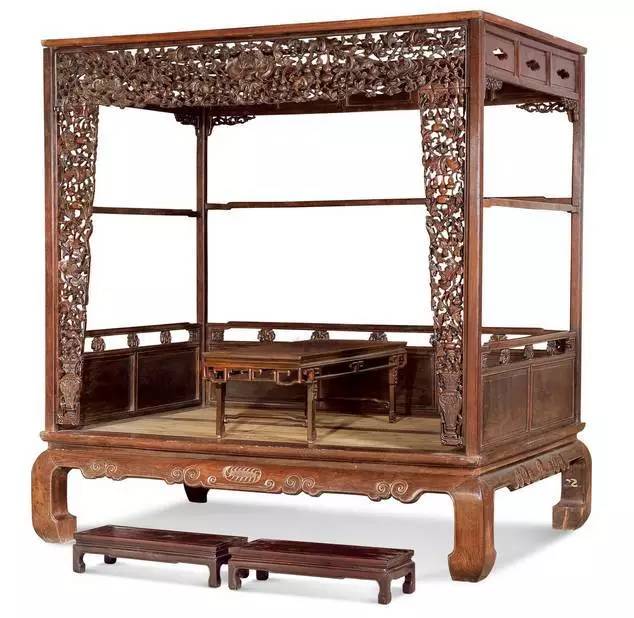四款造型古老的中式床，不一樣福連文苑情!