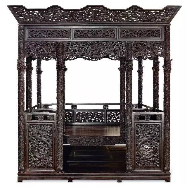 四款造型古老的中式床，不一樣福連文苑情!