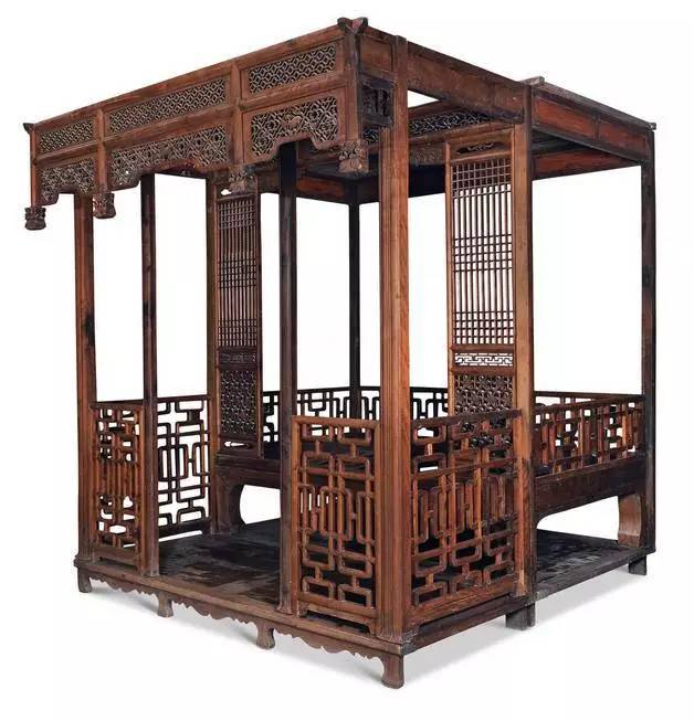 四款造型古老的中式床，不一樣福連文苑情!