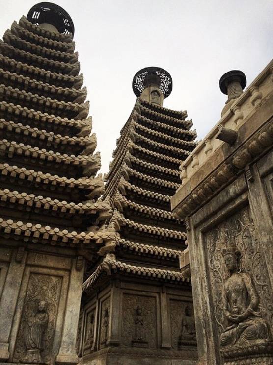 種類繁多的中國(guó)佛塔，佛教文化博大精深