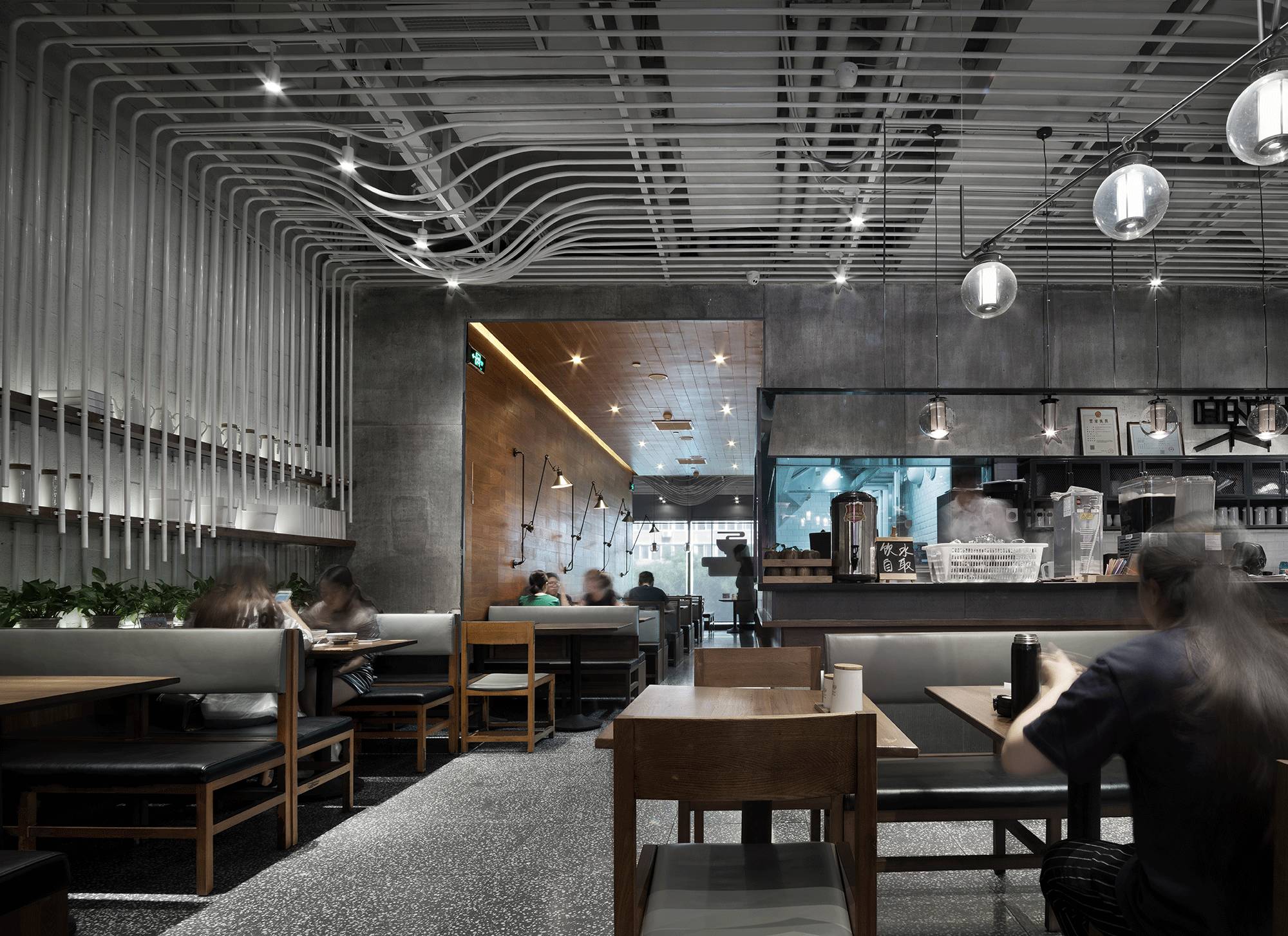 《孟非的小面》的餐廳裝修設計