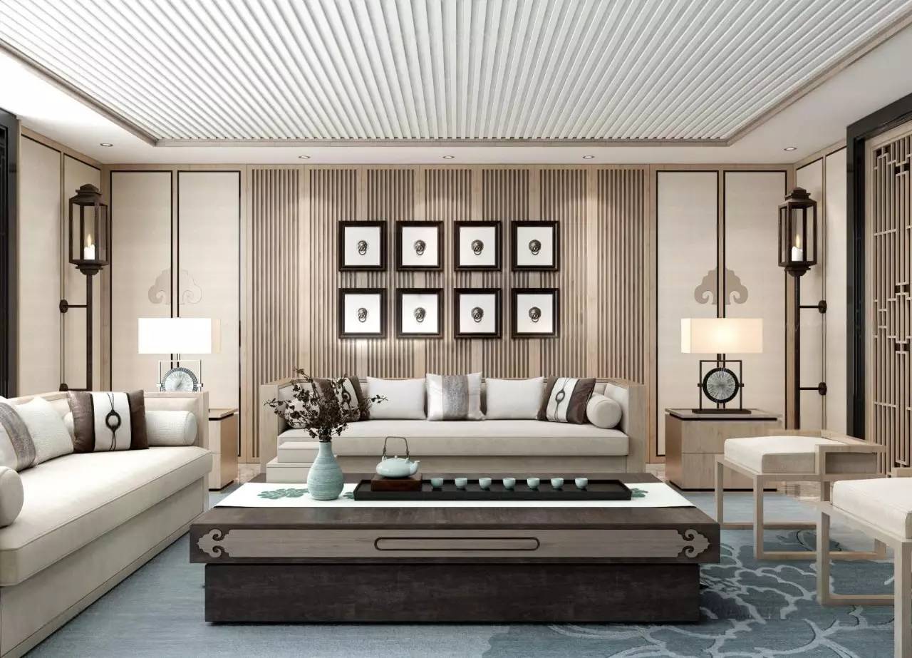 沙發(fā)墻裝修設(shè)計(jì)，最美不過(guò)新中式