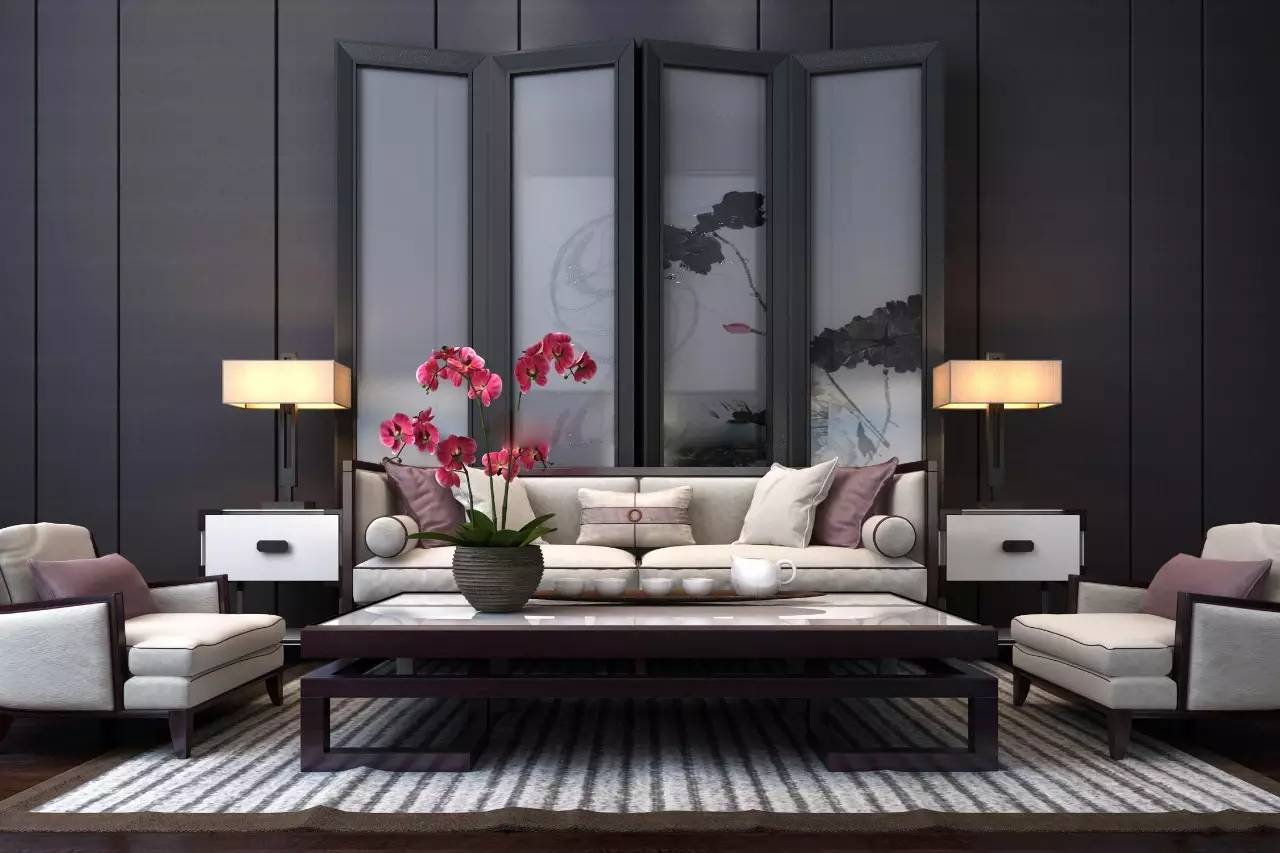 沙發(fā)墻裝修設(shè)計(jì)，最美不過(guò)新中式