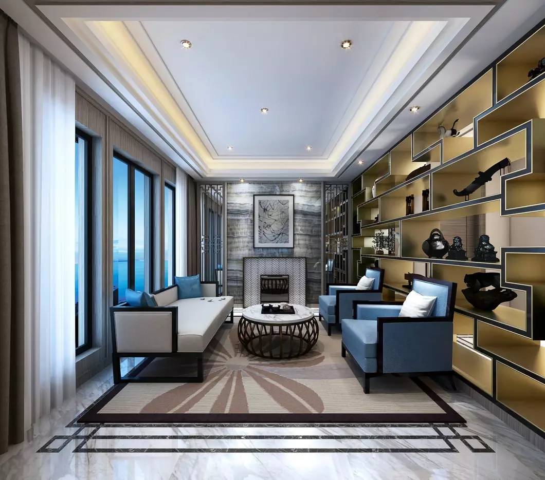 沙發(fā)墻裝修設(shè)計(jì)，最美不過(guò)新中式