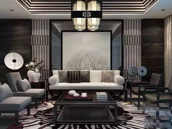 沙發(fā)墻裝修設(shè)計，最美不過新中式