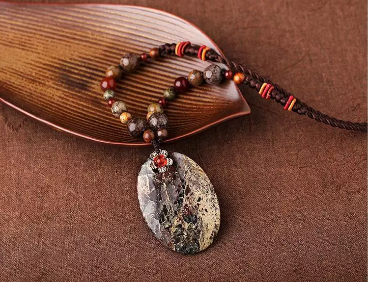 花紅吊墜時尚福連文苑項鏈?zhǔn)罪楅L款毛衣鏈