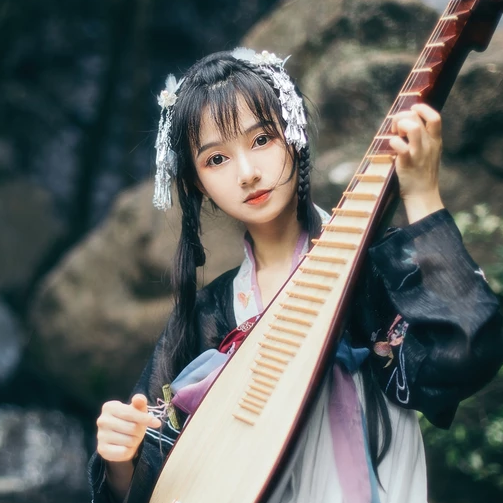 福連文苑清新可愛唯美古風女子頭像