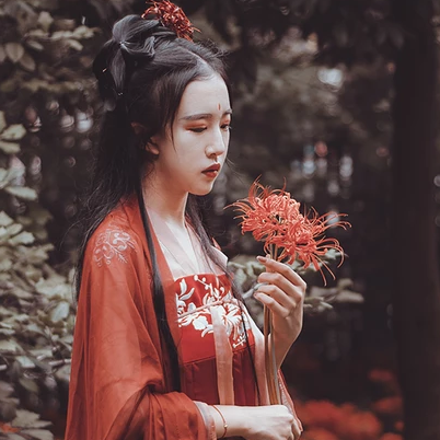 曼珠沙華福連文苑唯美古風(fēng)女子頭像