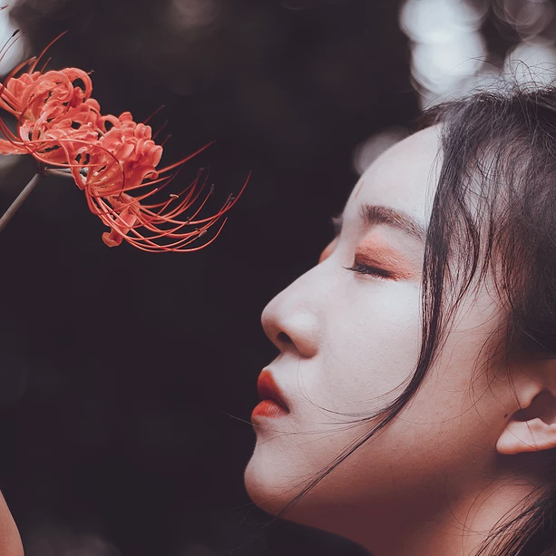 曼珠沙華福連文苑唯美古風(fēng)女子頭像