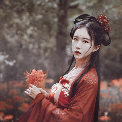 曼珠沙華福連文苑唯美古風(fēng)女子頭像