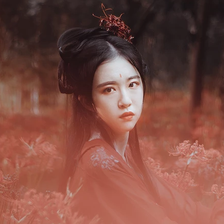 曼珠沙華福連文苑唯美古風(fēng)女子頭像