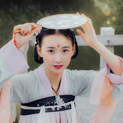 小清新唯美可愛頭像，福連文苑古風真人女子頭像