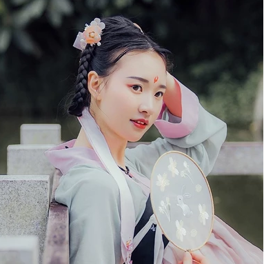 小清新唯美可愛頭像，福連文苑古風真人女子頭像