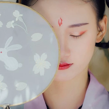 小清新唯美可愛頭像，福連文苑古風真人女子頭像