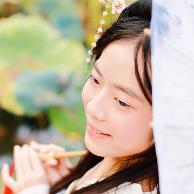 福連文苑古風(fēng)真人唯美女子頭像